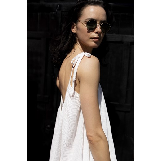 Ankle Loose Muslin Dress - Super Natural ze sklepu Surf Inc w kategorii Sukienki - zdjęcie 187568488