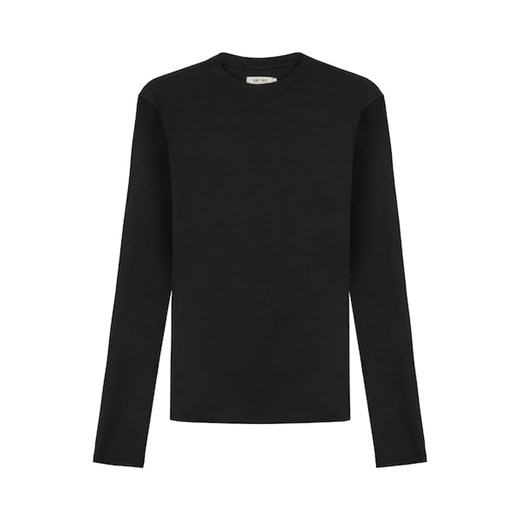 Stripe Lyocell Longsleeve - Space Black ze sklepu Surf Inc w kategorii Bluzki damskie - zdjęcie 187568735