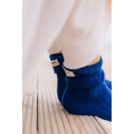 Just Pleasure Wool Socks - Deep Blue ze sklepu Surf Inc w kategorii Skarpetki damskie - zdjęcie 187568805
