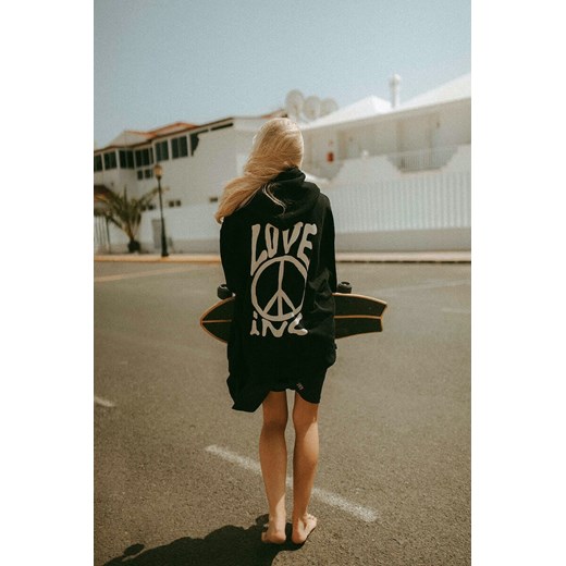 Love Inc Hoodie - Space Black ze sklepu Surf Inc w kategorii Bluzy damskie - zdjęcie 187568948