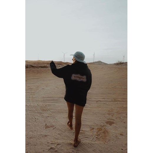 Tranquilo Hoodie - Acid Black ze sklepu Surf Inc w kategorii Bluzy damskie - zdjęcie 187569058
