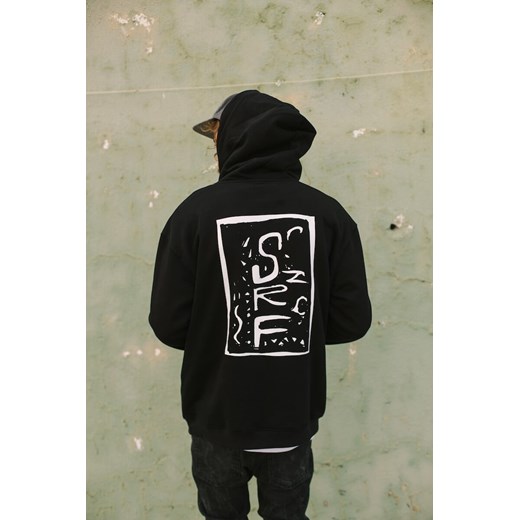 Runs Hoodie - Space Black ze sklepu Surf Inc w kategorii Bluzy męskie - zdjęcie 187569128