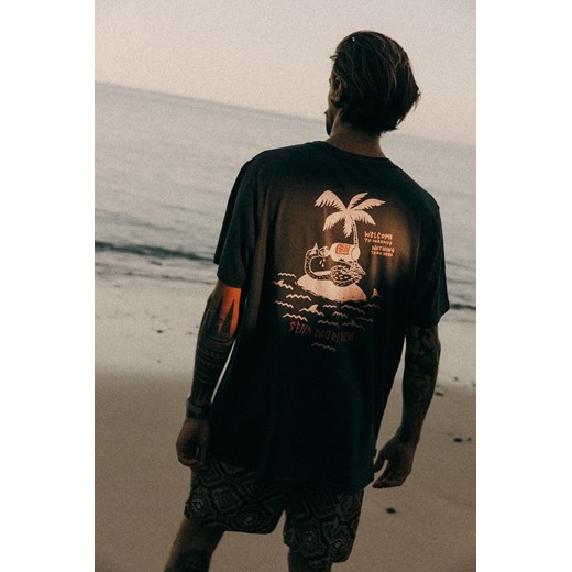 Flamingo Tee - Stone Grey ze sklepu Surf Inc w kategorii T-shirty męskie - zdjęcie 187569165