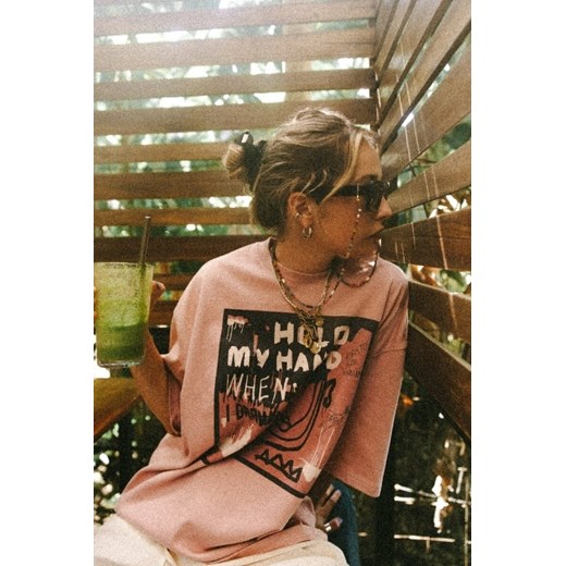 Pirates Forever Tee - Pink Kush ze sklepu Surf Inc w kategorii Bluzki damskie - zdjęcie 187569738