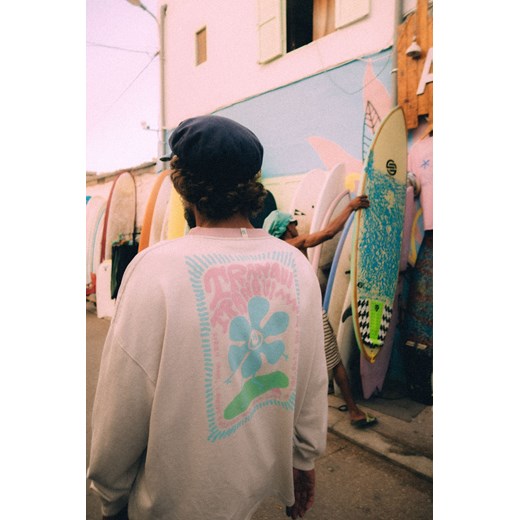 Tranqui Tranqui LS - Dirty White ze sklepu Surf Inc w kategorii T-shirty męskie - zdjęcie 187569767