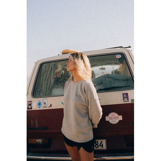 Waffle Longsleeve - Poppy seeds ze sklepu Surf Inc w kategorii Bluzki damskie - zdjęcie 187569888