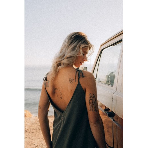 Open Back Top - Olive ze sklepu Surf Inc w kategorii Bluzki damskie - zdjęcie 187569947