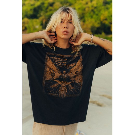 Danse Macabre Box Tee - Acid Black ze sklepu Surf Inc w kategorii Bluzki damskie - zdjęcie 187570145