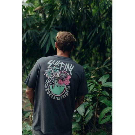 Coco Frio Tee - Stone Grey ze sklepu Surf Inc w kategorii T-shirty męskie - zdjęcie 187570358