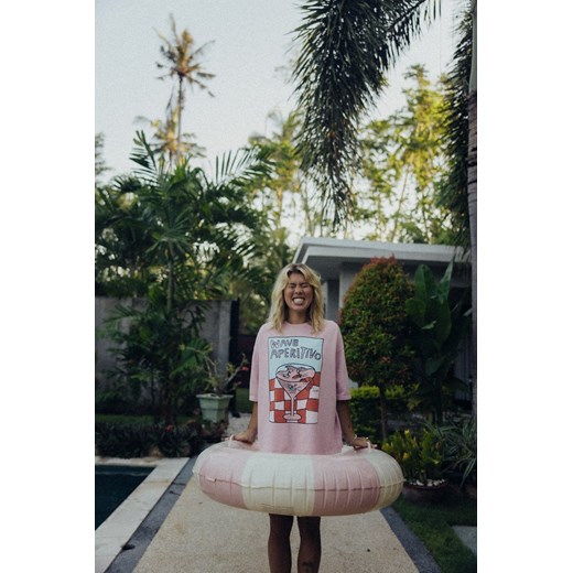 Wave Aperitivo Tee - Pink Kush ze sklepu Surf Inc w kategorii Bluzki damskie - zdjęcie 187570369