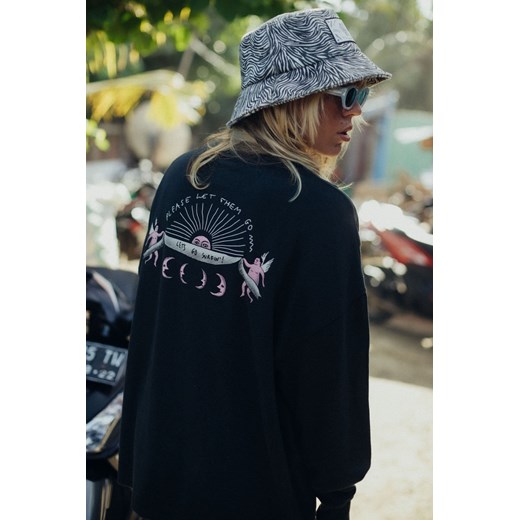 Let Angels Surf LS - Acid Black ze sklepu Surf Inc w kategorii Bluzki damskie - zdjęcie 187570496