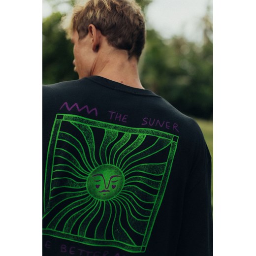 Suner Better Tee - Acid Black ze sklepu Surf Inc w kategorii T-shirty męskie - zdjęcie 187570545