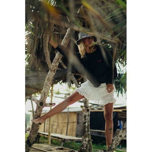 Wave Tiger Skirt - Paper White ze sklepu Surf Inc w kategorii Sukienki - zdjęcie 187571127