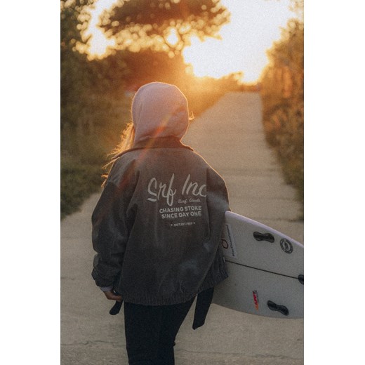 Cord Baseball Jacket - Greyhound ze sklepu Surf Inc w kategorii Kurtki damskie - zdjęcie 187571629