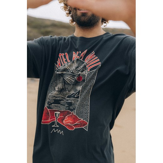 De'la Chill Tee - Acid Black ze sklepu Surf Inc w kategorii T-shirty męskie - zdjęcie 187571895