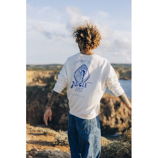 Feel Amazing Sweat - Vintage White ze sklepu Surf Inc w kategorii Bluzy męskie - zdjęcie 187571959