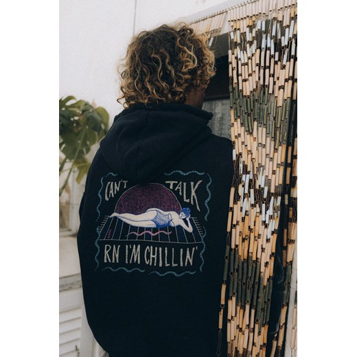 Chillin’rn Hoodie - Acid Black ze sklepu Surf Inc w kategorii Bluzy męskie - zdjęcie 187571966