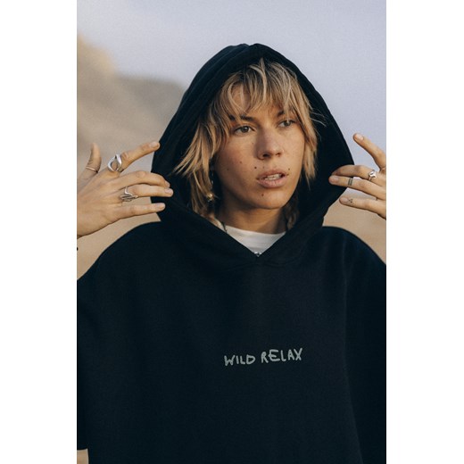 Chillin’rn Hoodie - Acid Black ze sklepu Surf Inc w kategorii Bluzy damskie - zdjęcie 187571969