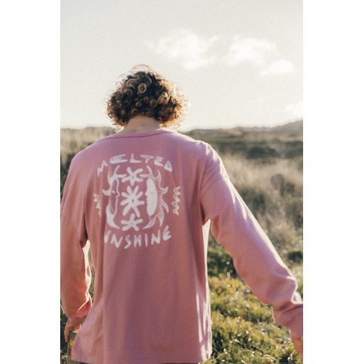 Face Shine LS - Raspberry Punch ze sklepu Surf Inc w kategorii T-shirty męskie - zdjęcie 187572037