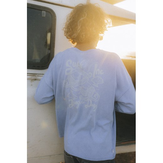 Jungle Mermaids LS - Denim Blue ze sklepu Surf Inc w kategorii T-shirty męskie - zdjęcie 187572046