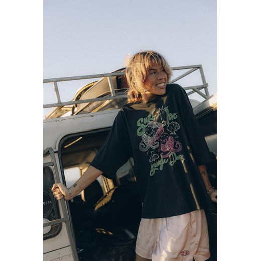 Mermaid Twins Tee - Acid Black ze sklepu Surf Inc w kategorii Bluzki damskie - zdjęcie 187572079