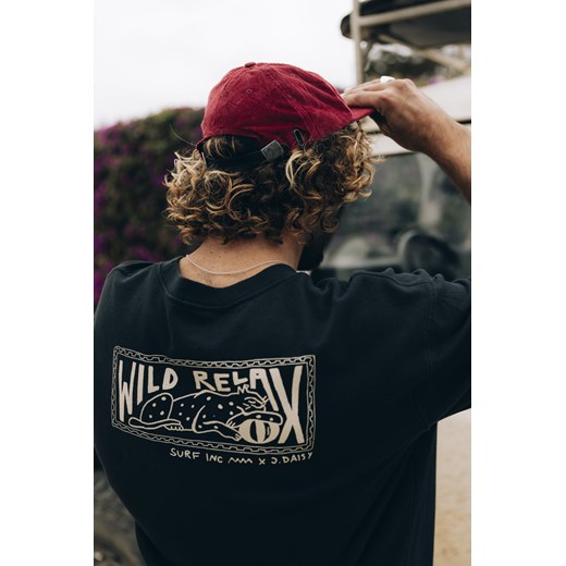 Wild Relax Tee - Acid Black ze sklepu Surf Inc w kategorii T-shirty męskie - zdjęcie 187572085