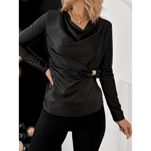 bluzka albane czarna one size ze sklepu UBRA w kategorii Bluzki damskie - zdjęcie 187573418