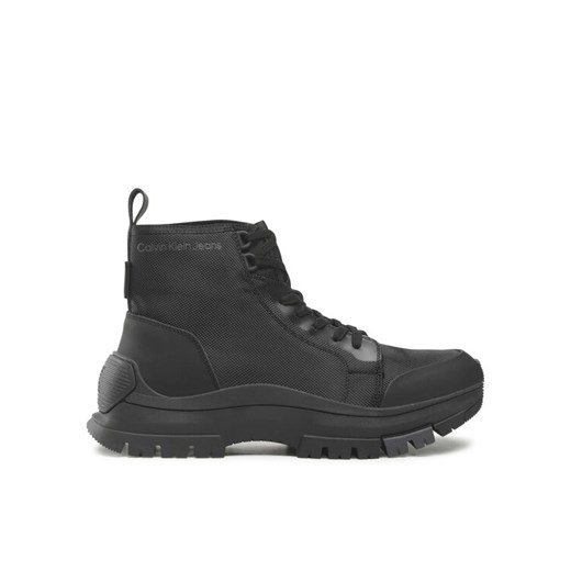 Trzewiki Calvin Klein Jeans Hiking Laceup Boot YM0YM00474 Czarny ze sklepu eobuwie.pl w kategorii Buty zimowe męskie - zdjęcie 187574409