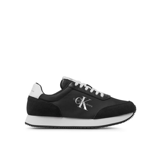 Calvin Klein Jeans Sneakersy Retro Runner Su/Ny Mono YM0YM00683 Czarny ze sklepu MODIVO w kategorii Buty sportowe męskie - zdjęcie 187574465
