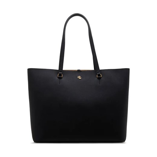 LAUREN RALPH LAUREN Skórzana shopperka KARLY ze sklepu Gomez Fashion Store w kategorii Torby Shopper bag - zdjęcie 187575069