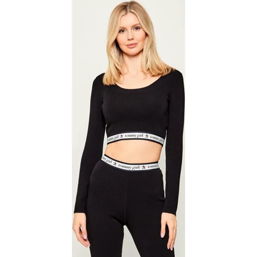 Tommy Hilfiger Sweter | Cropped Fit ze sklepu Gomez Fashion Store w kategorii Swetry damskie - zdjęcie 187575125
