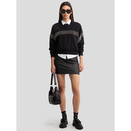 Spódnica damska jeansowa woskowana mini czarna Margaret 924 ze sklepu Big Star w kategorii Spódnice - zdjęcie 187575776