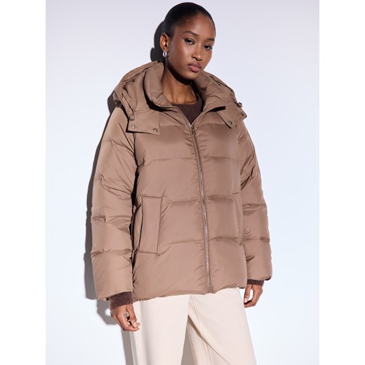 Mohito - Kurtka typu puffer oversize - brązowy Mohito 38 Mohito