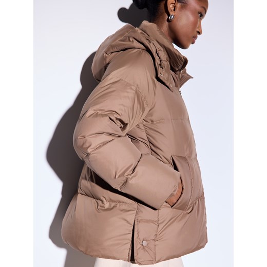 Mohito - Kurtka typu puffer oversize - brązowy Mohito 42 Mohito