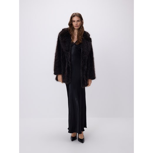 Reserved - Sukienka z wiskozy - czarny ze sklepu Reserved w kategorii Sukienki - zdjęcie 187576069