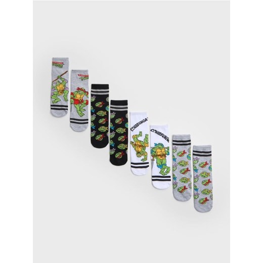 Sinsay - Skarpetki Teenage Mutant Ninja Turtles 4 pack - wielobarwny ze sklepu Sinsay w kategorii Skarpetki dziecięce - zdjęcie 187576857