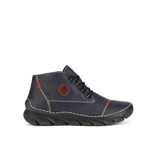 Trzewiki Rieker 55002-14 Niebieski ze sklepu eobuwie.pl w kategorii Botki - zdjęcie 187576945
