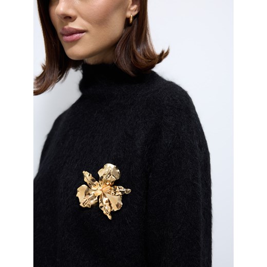 Mohito - Sweter z wełną i moherem - czarny Mohito M Mohito