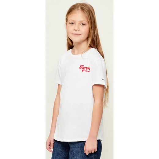 Tommy Hilfiger T-shirt | Slim Fit ze sklepu Gomez Fashion Store w kategorii Bluzki dziewczęce - zdjęcie 187577659