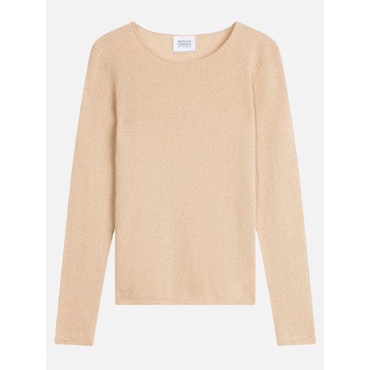 AUTHENTIC CASHMERE Kaszmirowy sweter &quot;Criou&quot; w kolorze beżowym XL wyprzedaż Limango Polska