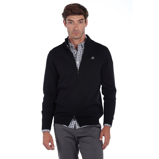 The Time of Bocha Kardigan w kolorze czarnym ze sklepu Limango Polska w kategorii Swetry męskie - zdjęcie 187578169