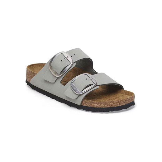Birkenstock Skórzane klapki &quot;Arizona&quot; w kolorze zielonym ze sklepu Limango Polska w kategorii Klapki damskie - zdjęcie 187578215
