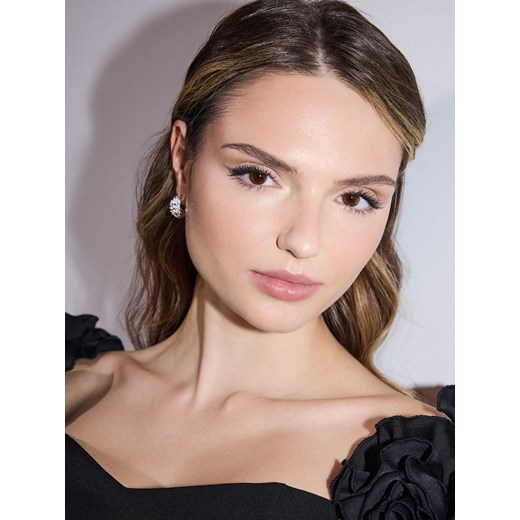 Mohito - Błyszczące kolczyki - srebrny ze sklepu Mohito w kategorii Kolczyki - zdjęcie 187579799