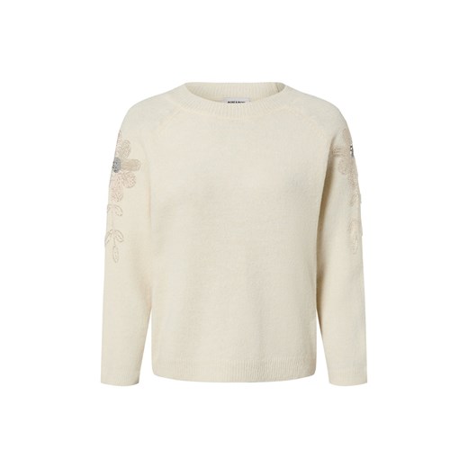 More & More Sweter damski z dzianiny Kobiety écru jednolity ze sklepu vangraaf w kategorii Swetry damskie - zdjęcie 187579849
