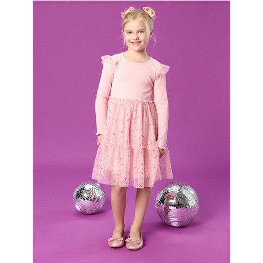 Sinsay - Elegancka sukienka babydoll - różowy ze sklepu Sinsay w kategorii Sukienki dziewczęce - zdjęcie 187581066