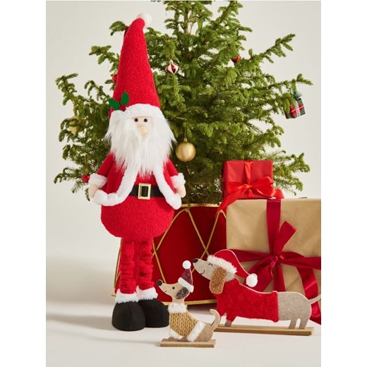 Sinsay - Stojąca dekoracja świąteczna w kształcie Mikołaja - czerwony ze sklepu Sinsay w kategorii Dekoracje bożonarodzeniowe - zdjęcie 187581095