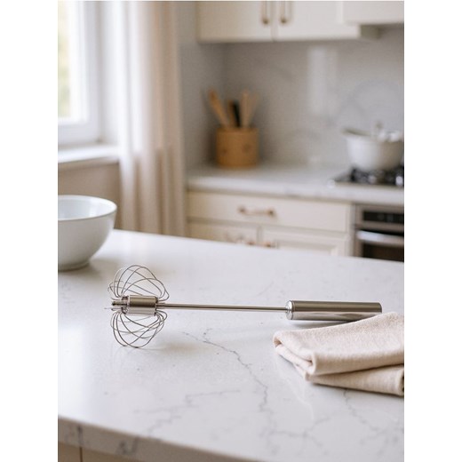 Sinsay - Trzepaczka obrotowa - srebrny ze sklepu Sinsay w kategorii Akcesoria kuchenne - zdjęcie 187581158