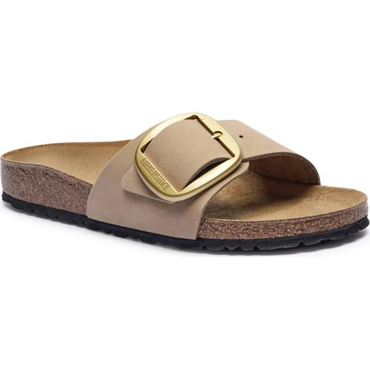 Birkenstock Skórzane klapki Madrid Big Buckle ze sklepu Gomez Fashion Store w kategorii Klapki damskie - zdjęcie 187581266