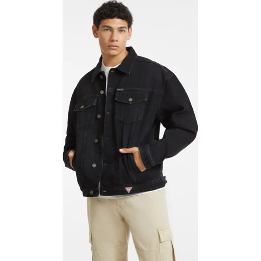 Guess Jeans Kurtka jeansowa TRUCKER | Oversize fit ze sklepu Gomez Fashion Store w kategorii Kurtki męskie - zdjęcie 187581866