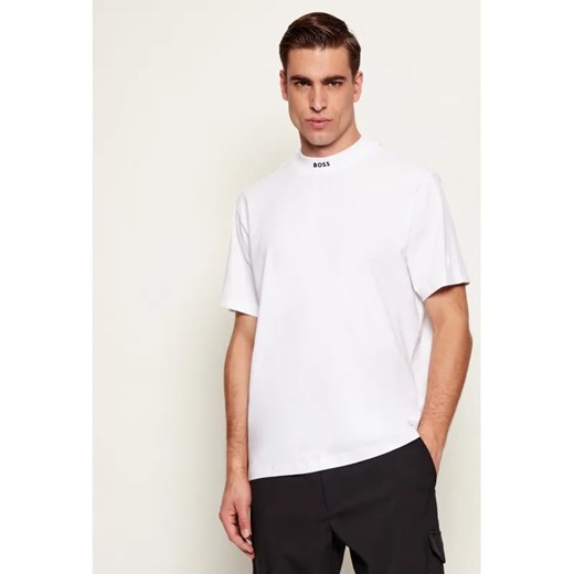 BOSS GREEN T-shirt Collar | Regular Fit | stretch ze sklepu Gomez Fashion Store w kategorii T-shirty męskie - zdjęcie 187581918